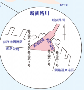 新釧路川　サケマス河口規制